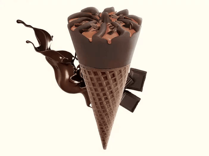 Dark Chocolate Cone